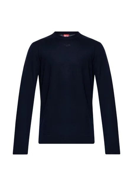 Tricou Diesel lung albastru