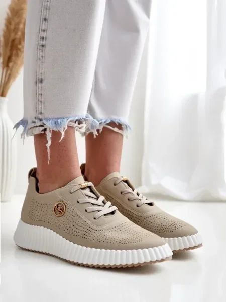 Sneakerși Resti alb