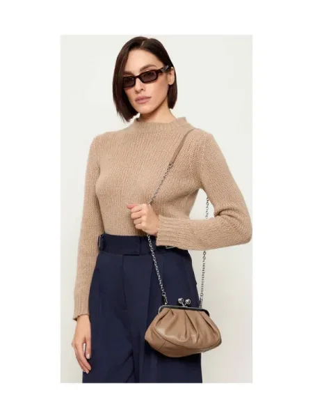 Weekend Max Mara Clutch PRATI mokka maro