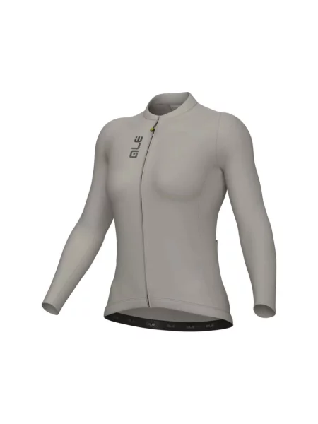 Koszulka rowerowa Alé Cycling Solid Color Block LS szara