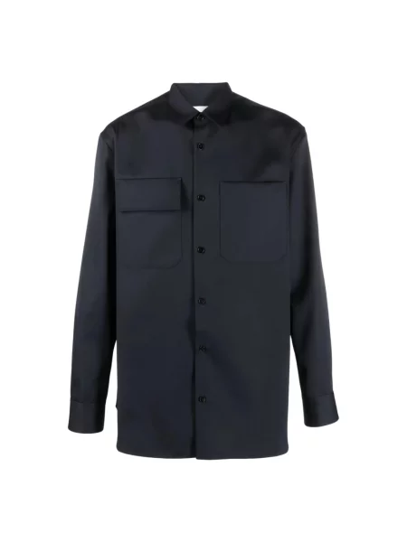 Koszula Jil Sander niebieska
