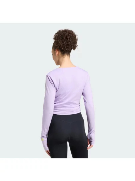 Pruhovaný zavinovací top Adidas