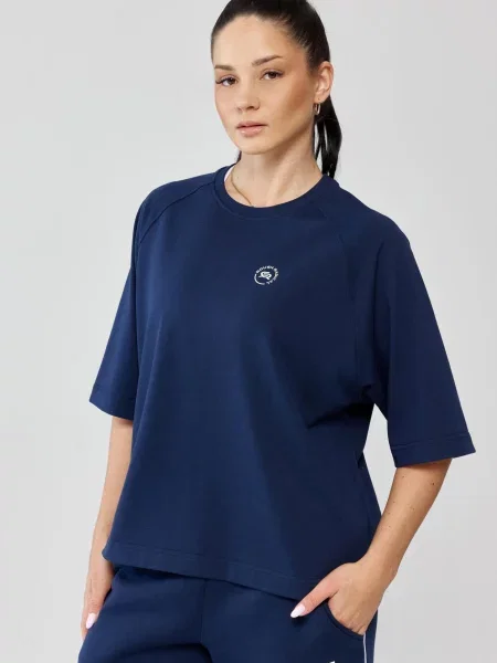T-shirt oversize Rough Radical Vibe niebieska