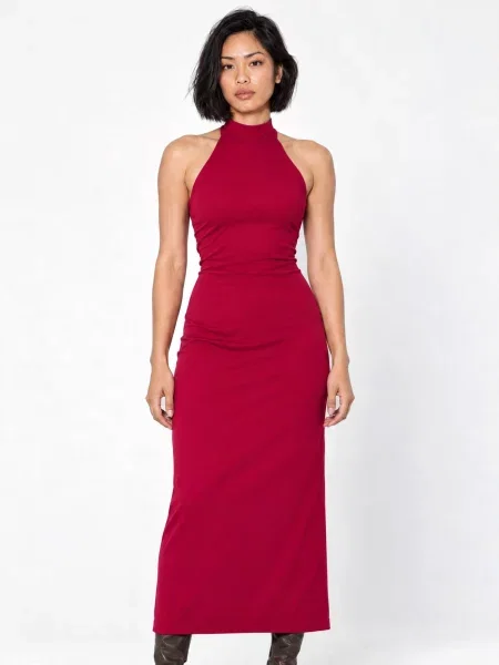 Busem Obleka Maxi burgund