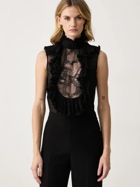 Elisabetta Franchi body czarny