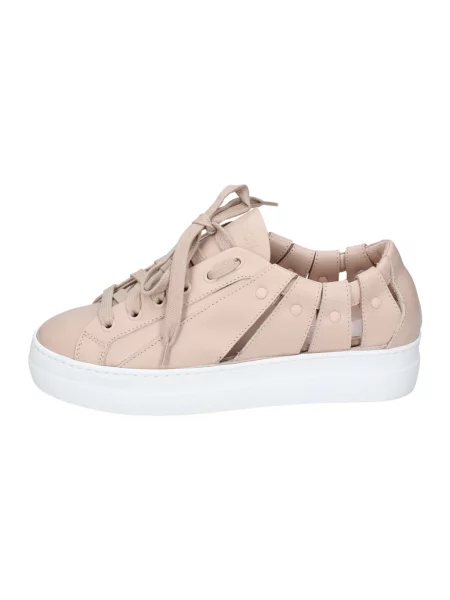Sneakersy Stokton skórzane różowe