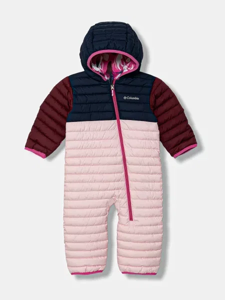 Columbia overal dětský Powder Lite Reversible Bunting růžový