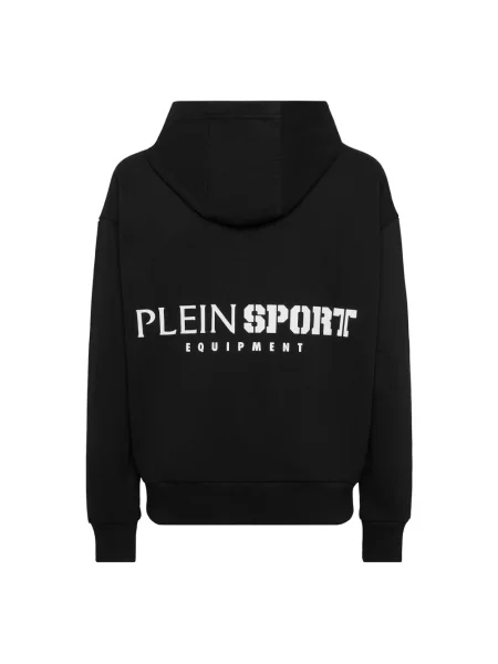 Bluza z kapturem Plein Sport z kapturem czarna