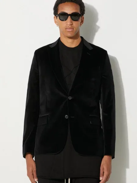 Velur jakna Paul Smith črna