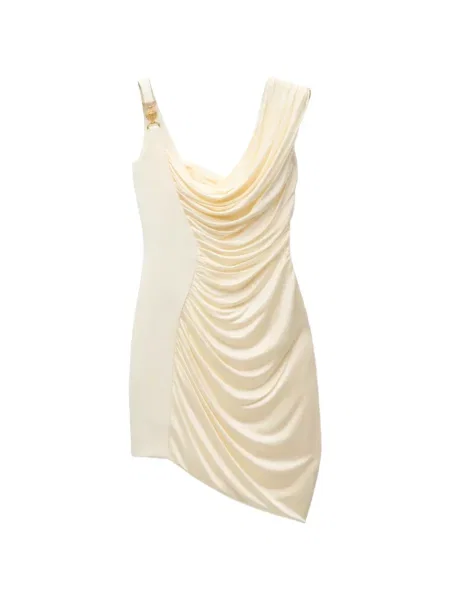 Rochie mini Versace din satin drapată