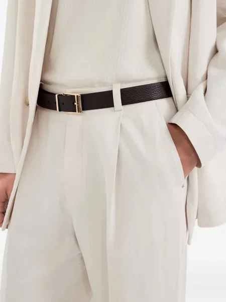 Curea Ferragamo din piele maro
