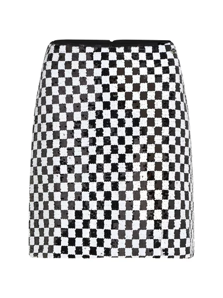 Karl Lagerfeld Fustă negru alb