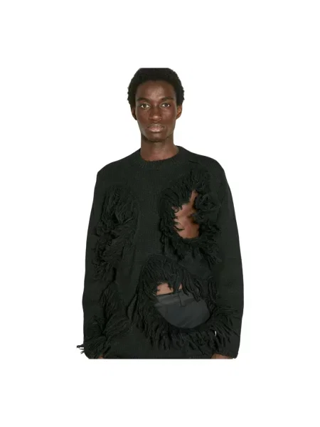 Sweter Comme Des Garcons wełniany czarny