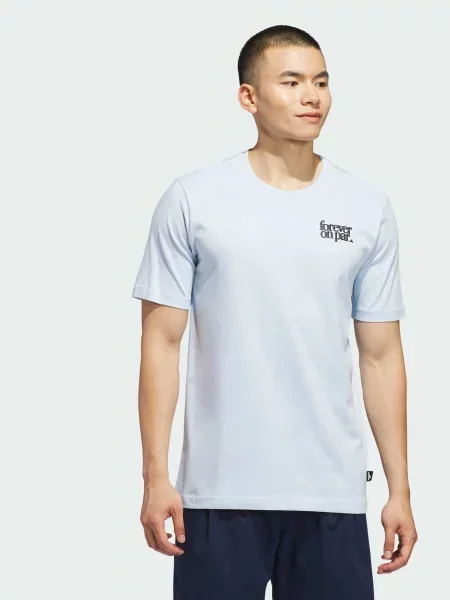Спортивна футболка adidas комбінований верх синій