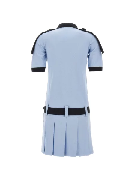 Cu centură rochie mini Vaquera albastru