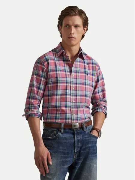 Рубашка Polo Ralph Lauren розовая