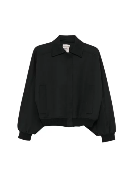 Kurtka bomber Semicouture wełniany czarny