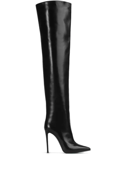 Cizme Le Silla din piele negru