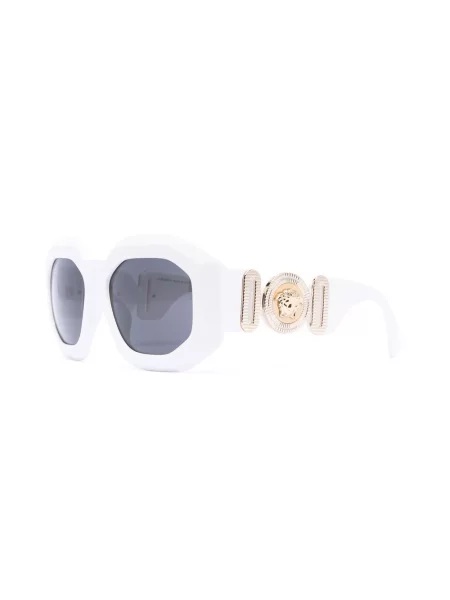 Saulės akiniai Versace Eyewear balta