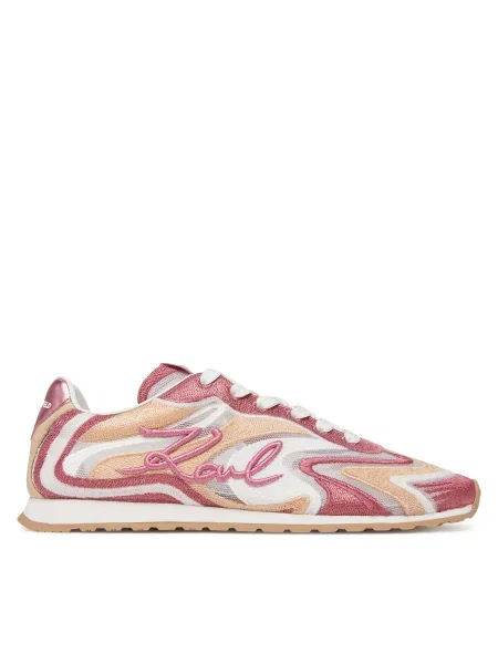 Sneakersy KARL LAGERFELD ružová