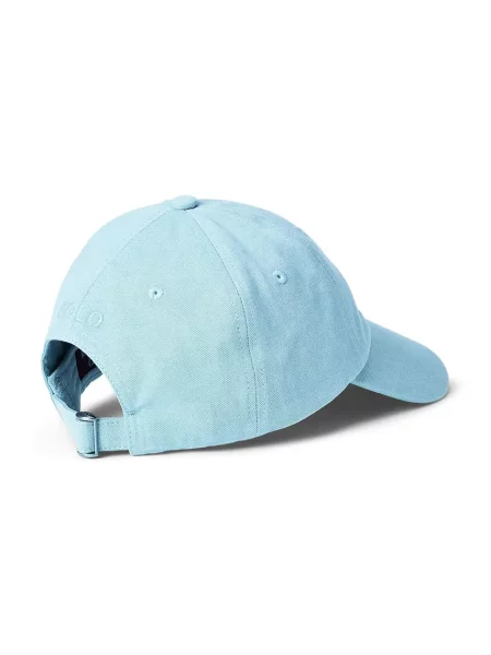 Бейсболка Polo Ralph Lauren Cap однотонна блакитна