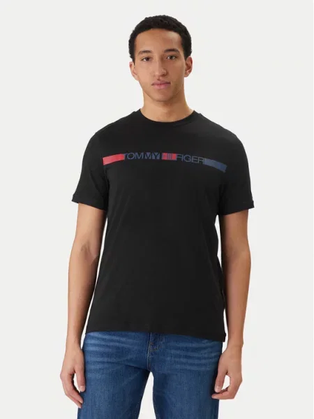 Tričko Tommy Hilfiger černé