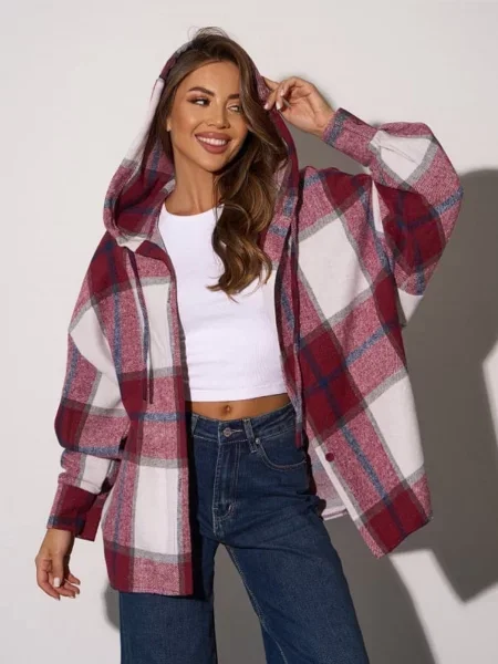 Вовняна Сорочка ISSA Plus бордовий