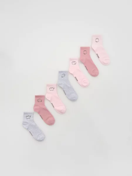 Reserved Ponožky Pusheen 7 ks vícebarevná