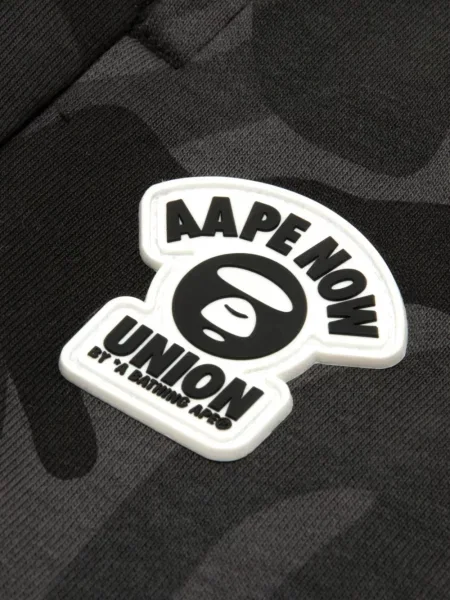 Κορδόνι περίσφιξης σορτς Aape By *a Bathing Ape® με σχέδιο παραλλαγής μαύρο