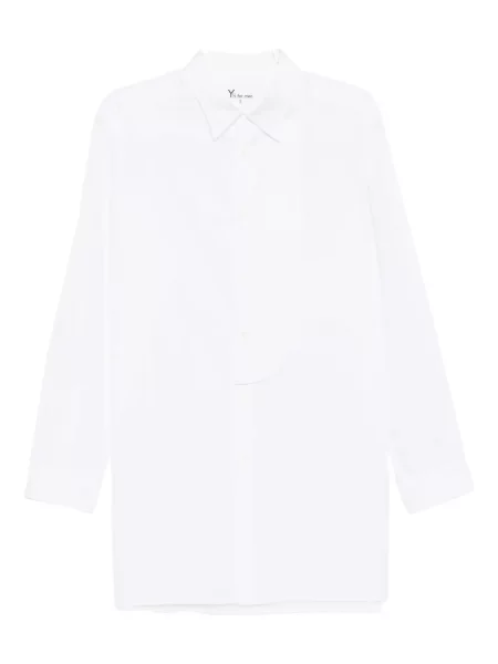 Dugo košulja Yohji Yamamoto sa dugačkim rukavima bijela