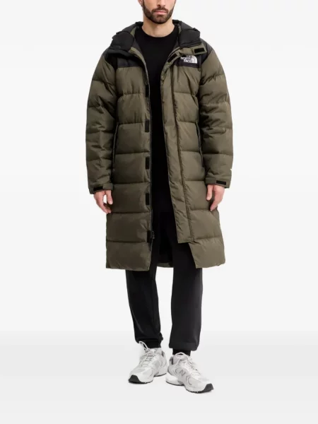 Płaszcz The North Face z kapturem zielony
