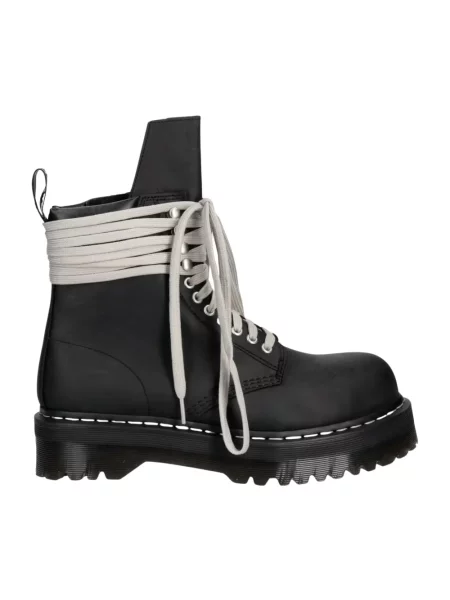 Botki Rick Owens skórzane czarne