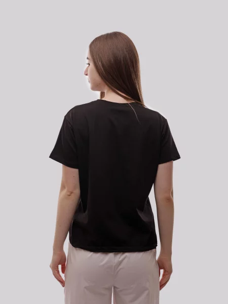 Футболка LUMO віскоза/поліестер чорний