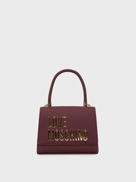 Сумка Moschino бордовая