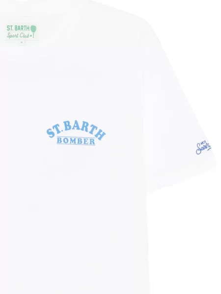 Tricou Mc2 Saint Barth cu imagine alb