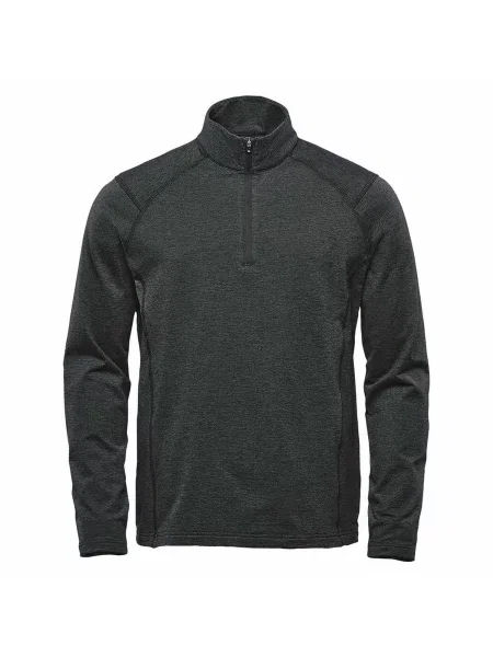 Sweter Treeline Quarter Zip czarny