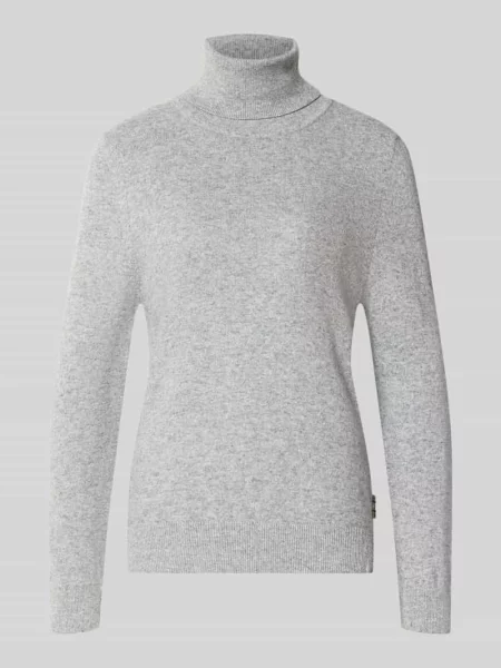 Sweter z golfem o kroju regular fit z mieszanki wełny i bawełny Barbour