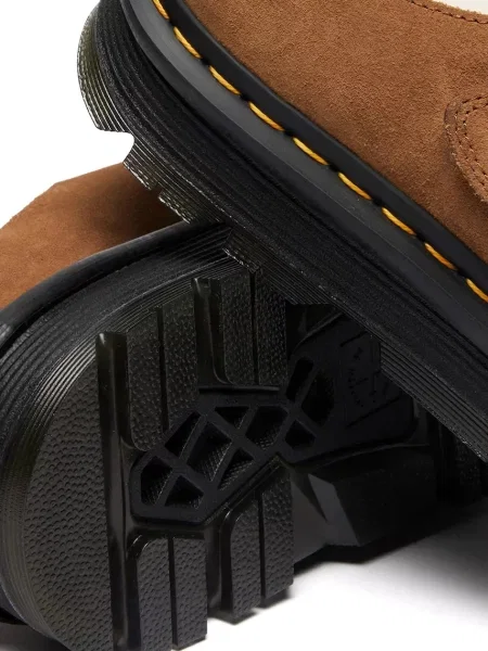 Кожаные мюли Dr. Martens коричневые