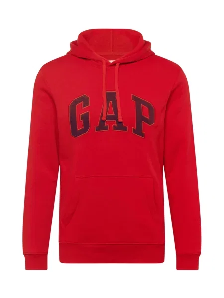 Mikina s kapucňou Gap červená
