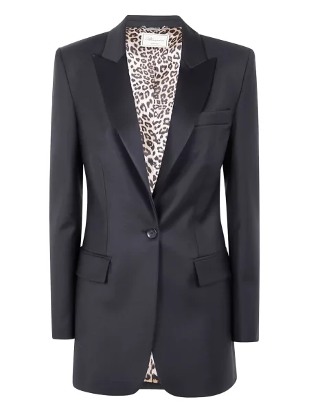 Sacou Blumarine din satin negru