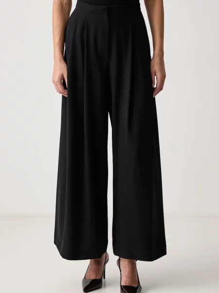 IBlues pantaloni wide leg pentru femei IBLCURVA negru