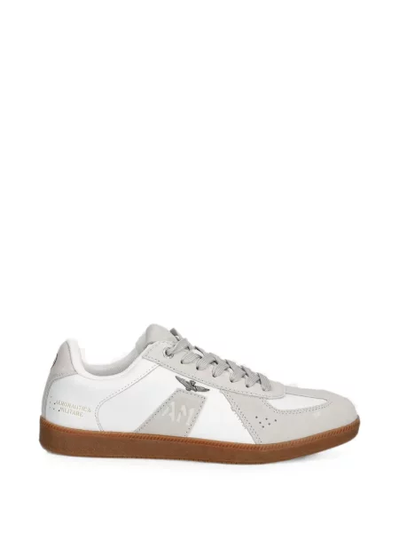 Sneakerși Aeronautica Militare cu autograf alb