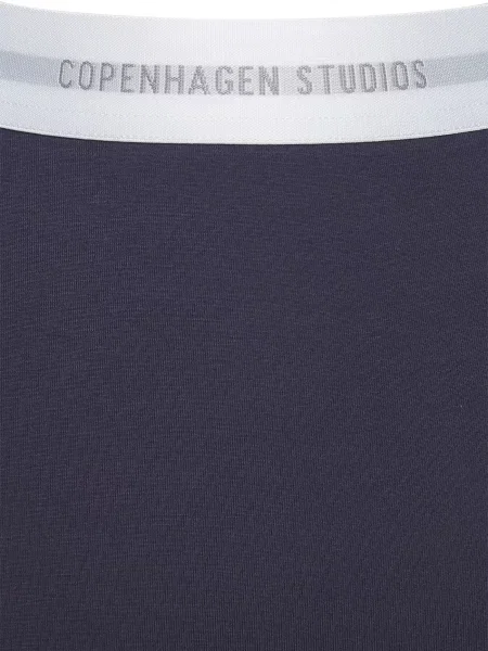 Copenhagen Studios Dlhé spodky námornícka modrá / sivá biela