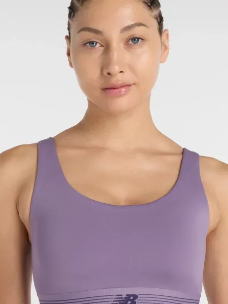 Спортивный топ New Balance фиолетовый