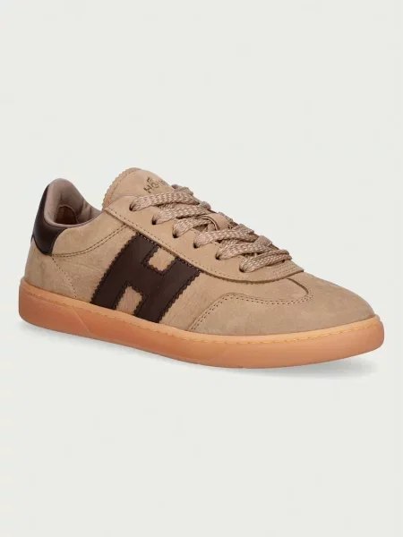 Hogan Cool Allacciato H sportcipő nubuk bézs