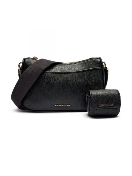 Michael Kors De piele geantă pe umăr negru