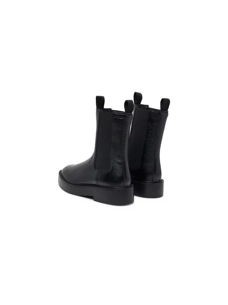 Členková obuv s elastickým prvkom Calvin Klein Conc Welt Chelsea Boot Lth čierna