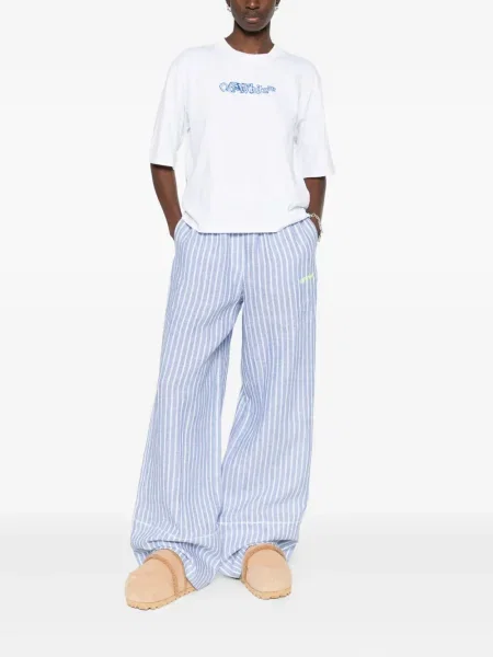 Тениска Off-white с принт бяло