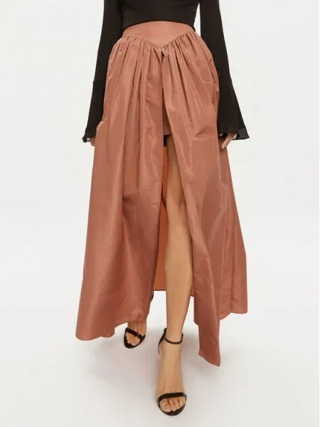 Pinko Fustă maxi Botticino maro