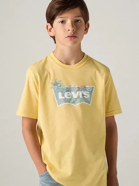 Levi's Dječja majica kratkih rukava HIGH TIDE BATWING TEE žuta